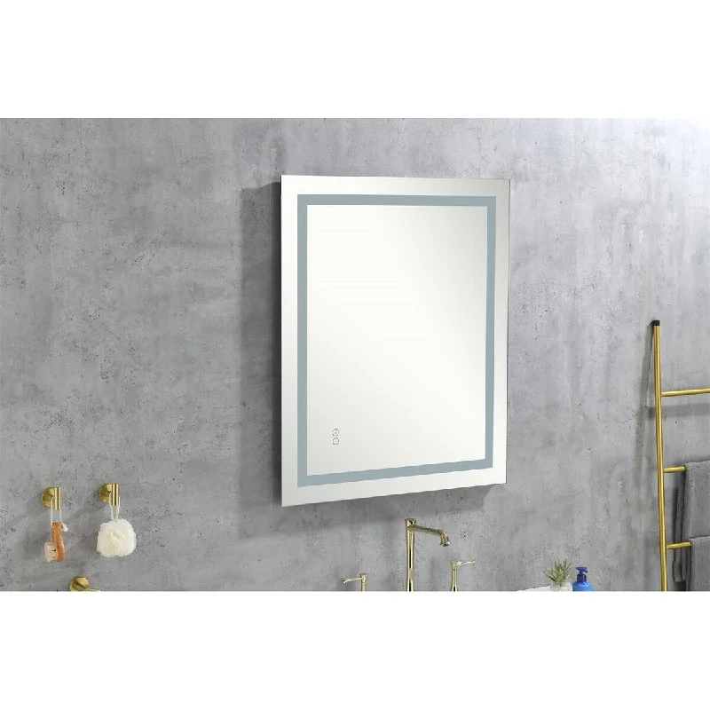 28"x36" LED Lighted Bathroom Wall Mounted Mirror, Anti-Fog Mirror