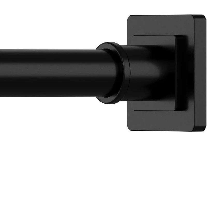 31-79 Inches Non-Slip Shower Rod Tension Mounted - Black