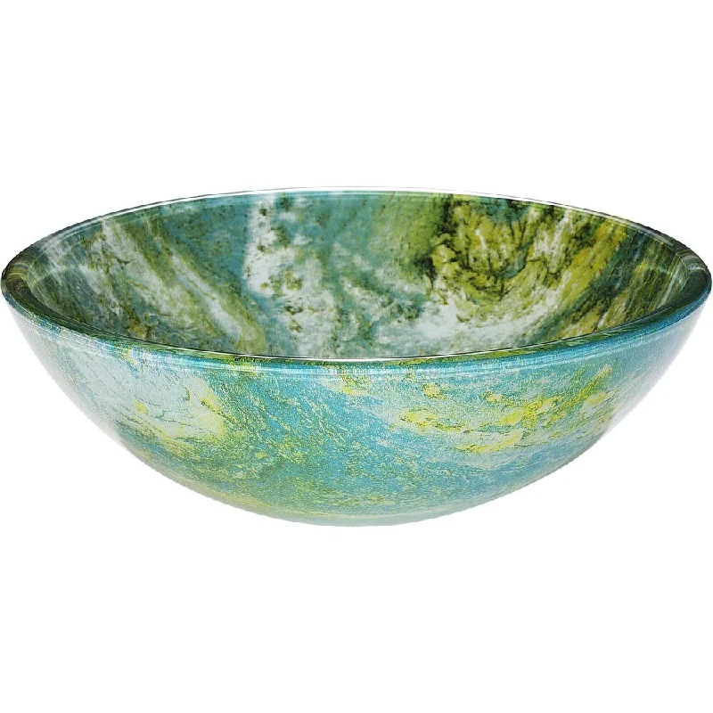 AA Warehousing 'Gourmand' Blended Hues Glass Vessel Sink