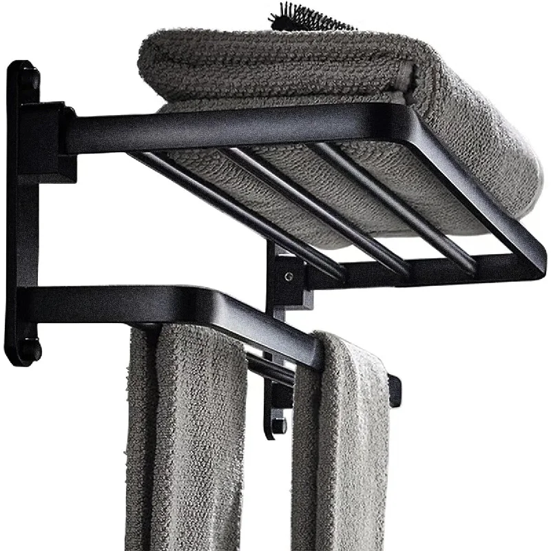 Bathroom Lavatory Towel Rack with Two Towel Bars - 24inch-60cm