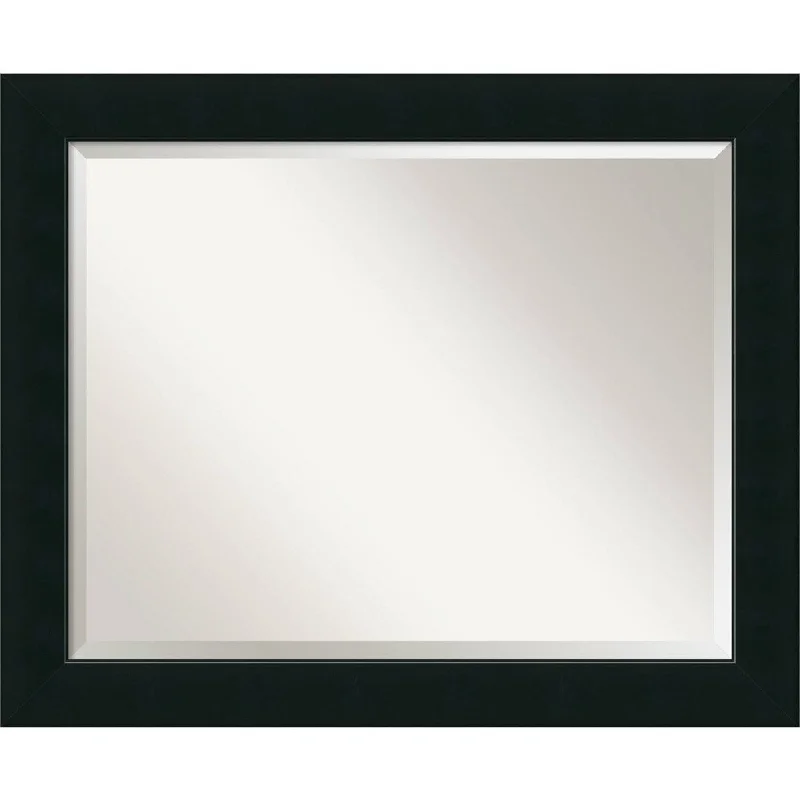 Bathroom Mirror Large, Corvino Black 33 x 27-inch - 27 x 33 x 0.888 inches deep