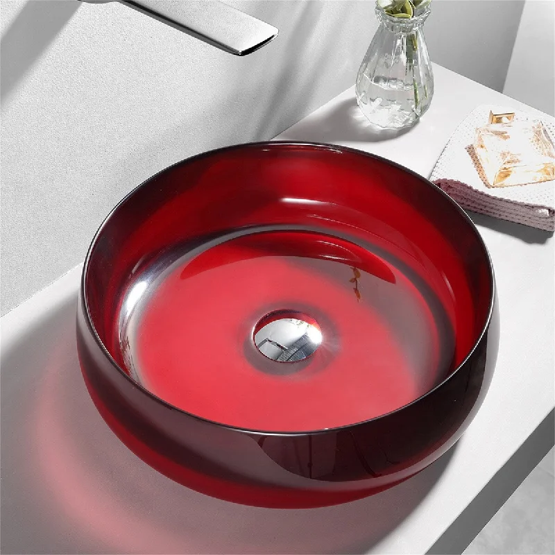 Bathroom Vessel Basin Resin Stone Solid Surface Countertop Sink