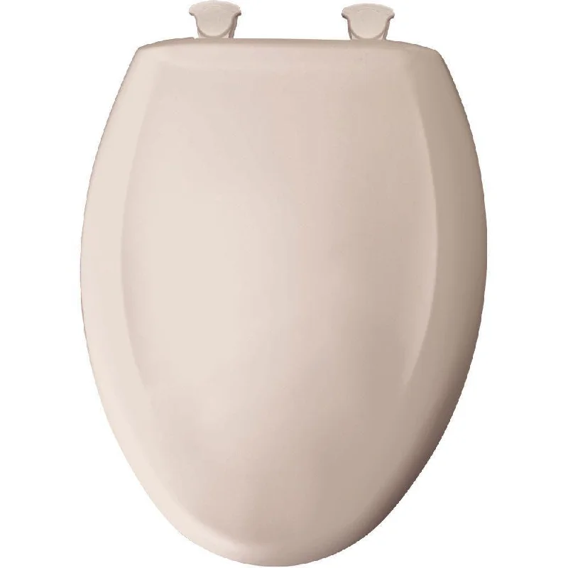 Bemis Slow Close STA-TITE Elongated Closed Front Toilet Seat in Shell 529802