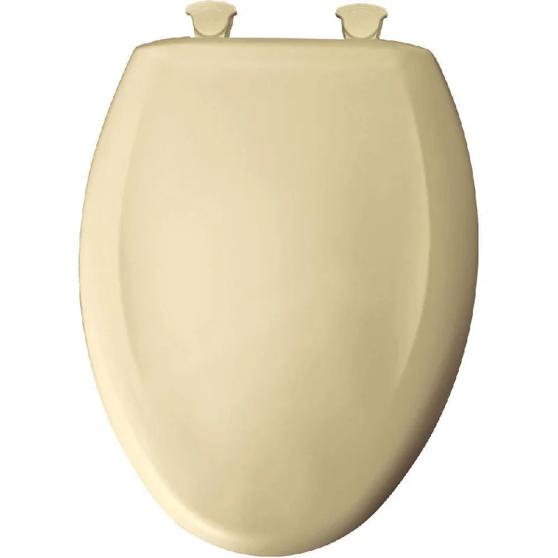 Bemis Slow Close STA-TITE Elongated Closed Front Toilet Seat in Vanilla 784533