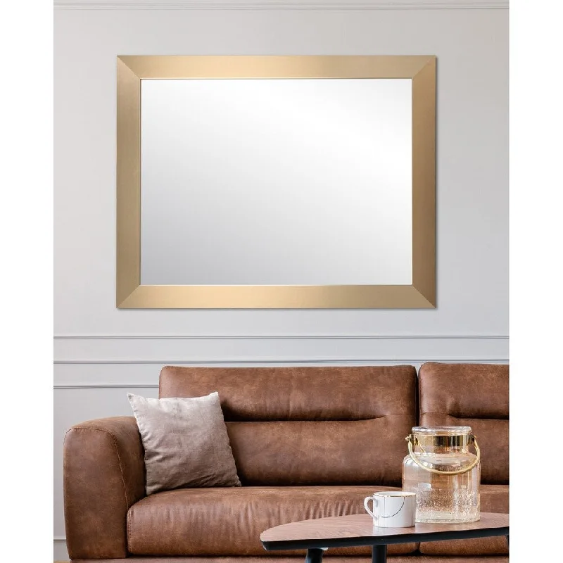 Contemporary Champagne Wall Mirror