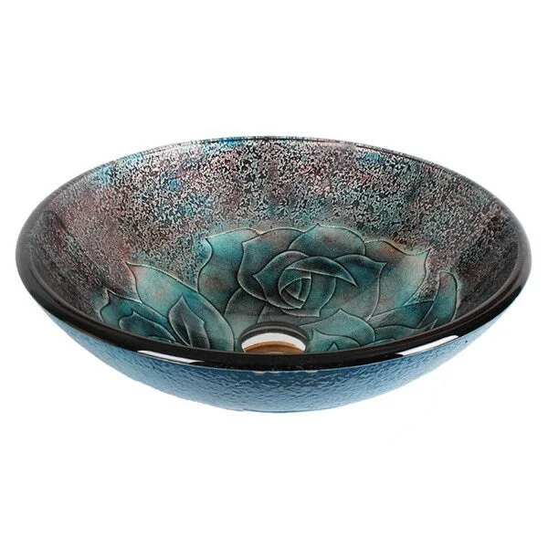 Dawn? Tempered glass handmade vessel sink-round shape