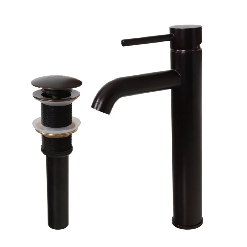 Faucet And Pop-Up Drain (No Mounting Ring)