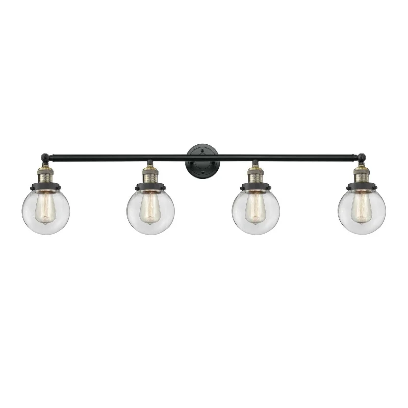 Clear / Black Antique Brass