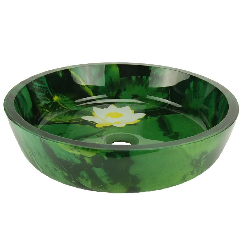 Italia Everglades Glass Vessel Sink