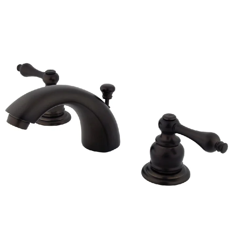 Kingston Oil Rubbed Bronze 4"-8" Mini Widespread Bathroom Faucet KB945AL