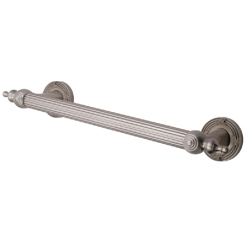 Kingston Satin Nickel Templeton Grab Bar For Bathroom Or Shower: 30" DR710308