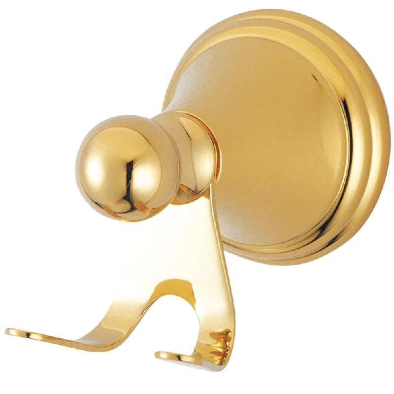 Kingston Silver Sage Polished Brass Wall Mounted Robe / Towel Hook BA2977PB