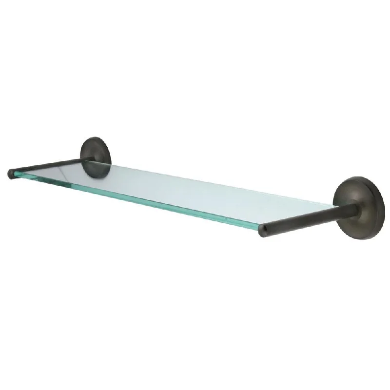 Kingston Tempered Bathroom Glass Shelves Oil Rubbed Bronze Glass Shelf BA319ORB