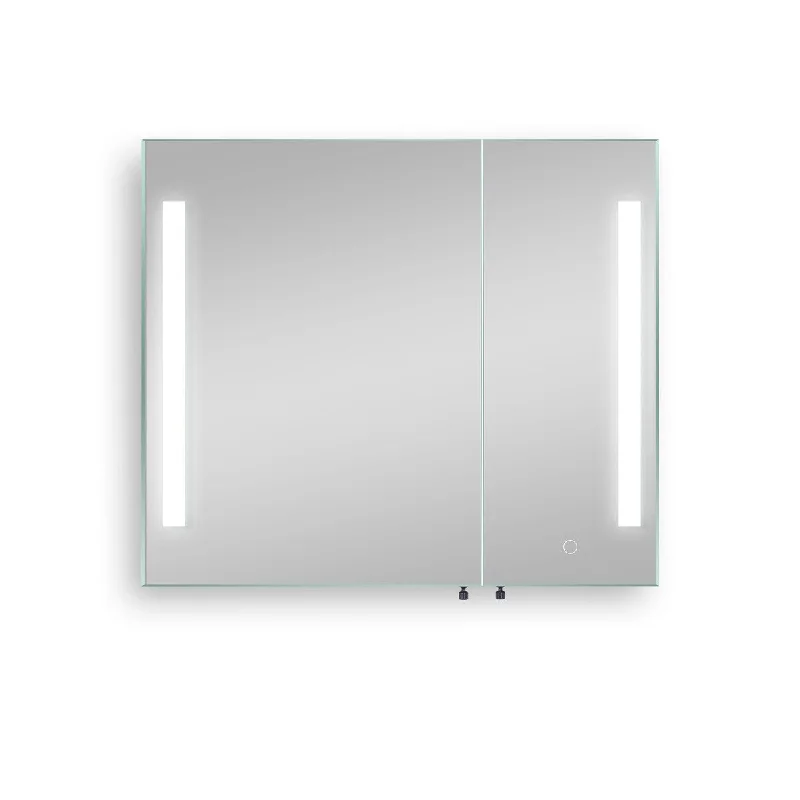 LED Mirror Medicine Cabinet Surface,Defogger,Anti-Fog,Dimmable Lights Brightness Memory