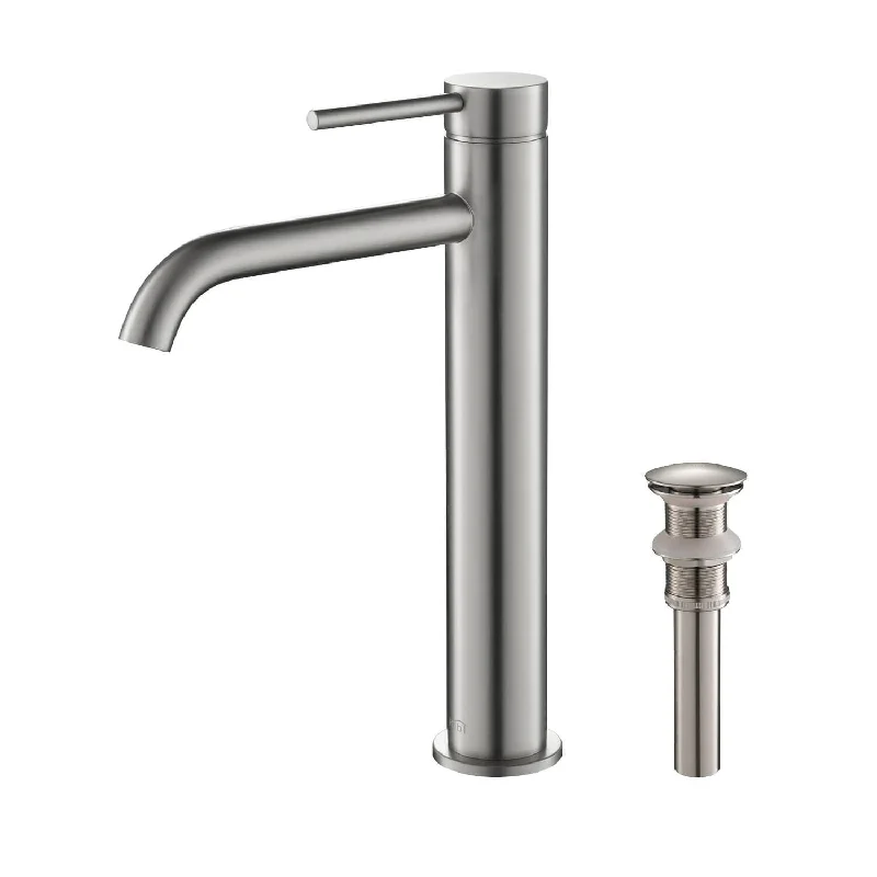 Brushed Nickel W/ Pop Up Drain