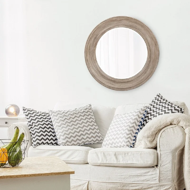 Maisey Wall Mirror - Taupe