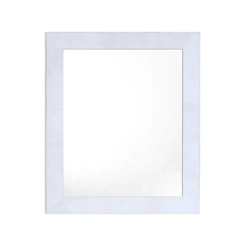 Moonlit Bright Gray Wall Mirror