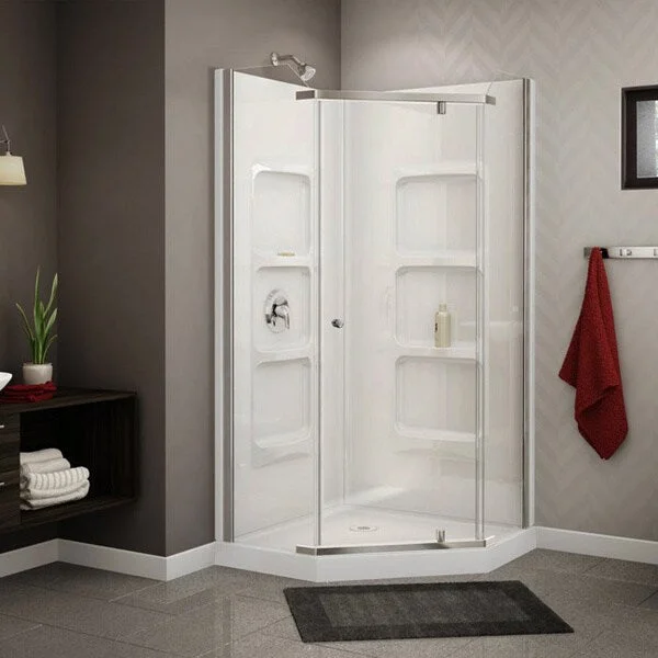 Nevada 38-inch Pure Acrylic Neo-Angle Corner Shower Stall