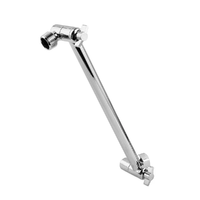 Shower Head Extension Arm 11 Inch Adjustable Solid Brass Shower Arm