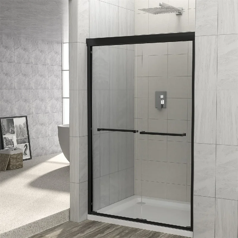 Single Sliding Bypass Shower Door 48" W x 76"H(ONLY FOR PICKUP)