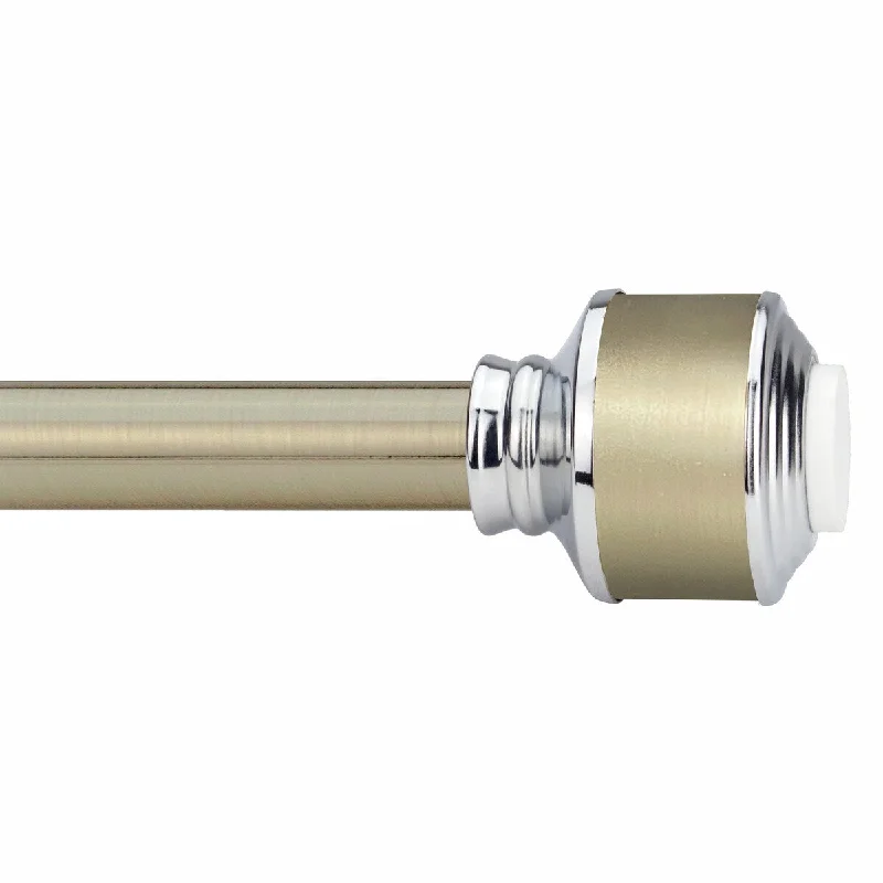 Stan Tension Shower Curtain Rod 42-72" Spring Loaded Adjustable - Satin Nickel