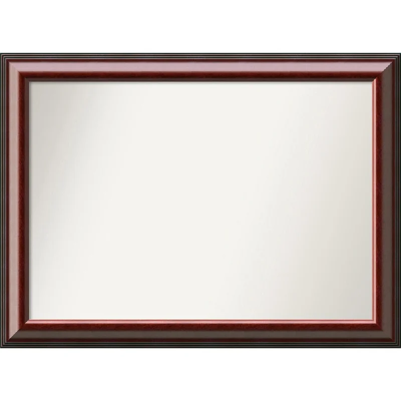 Wall Mirror Choose Your Custom Size - Medium, Cambridge Mahogany Wood