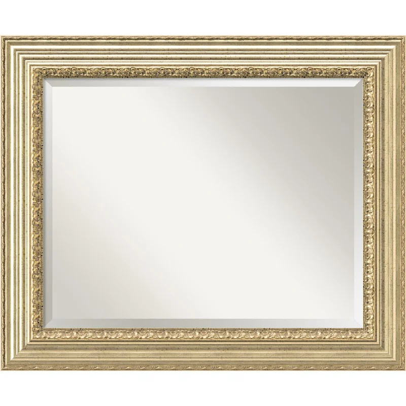 Wall Mirror Large, Victorian Champagne 35 x 29-inch - large - 5 x 29-inch