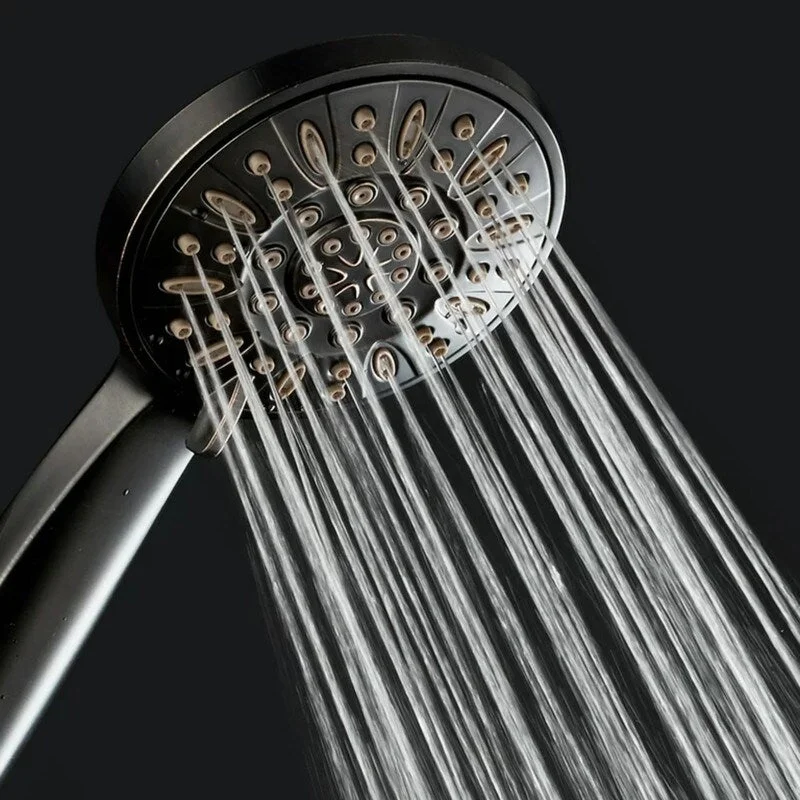 6-Setting High Pressure Luxury Handheld Shower Head, Oil Rubbed Bronze