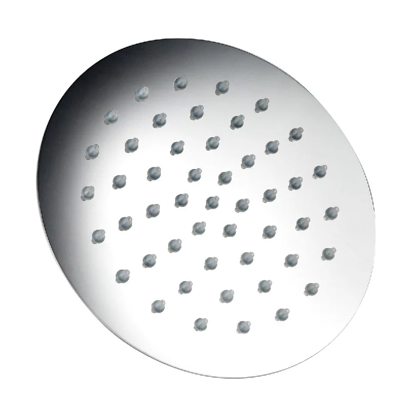 8 inch Round Shower Head in Chrome finish - 8L x 8W x 2H in.