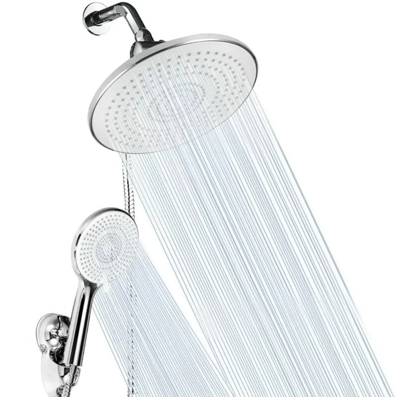 9 Inch High Pressure Rainfall Shower Head and Handheld Combo