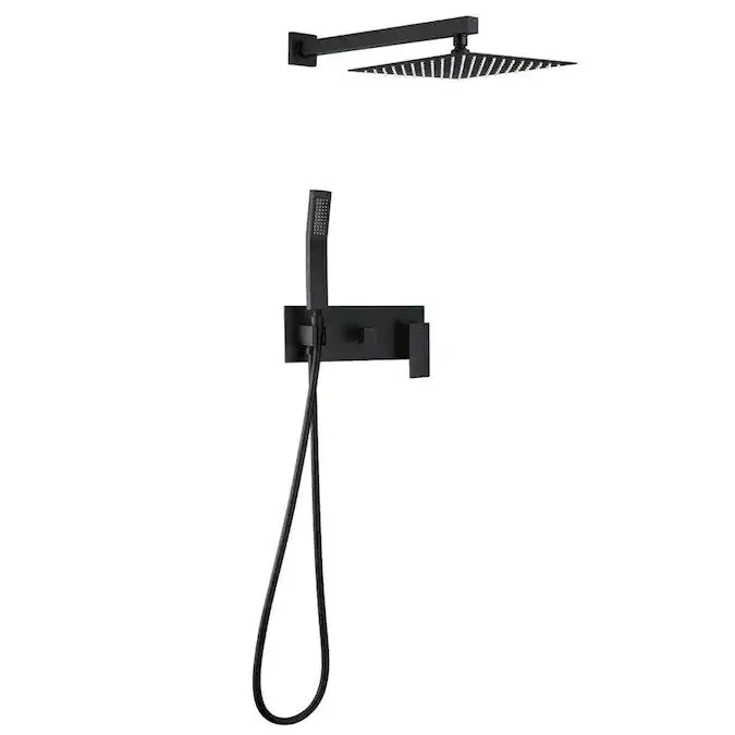 EPOWP Wall Mounted Bathroom Rain Hot and Cold Complete