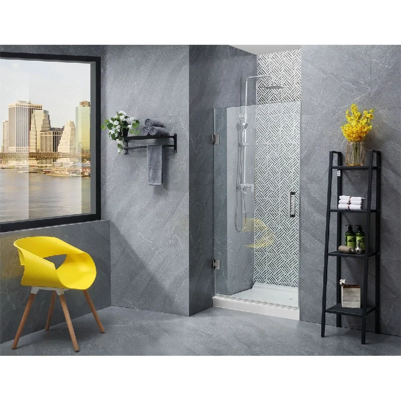 Hinged Frameless Glass Shower Door