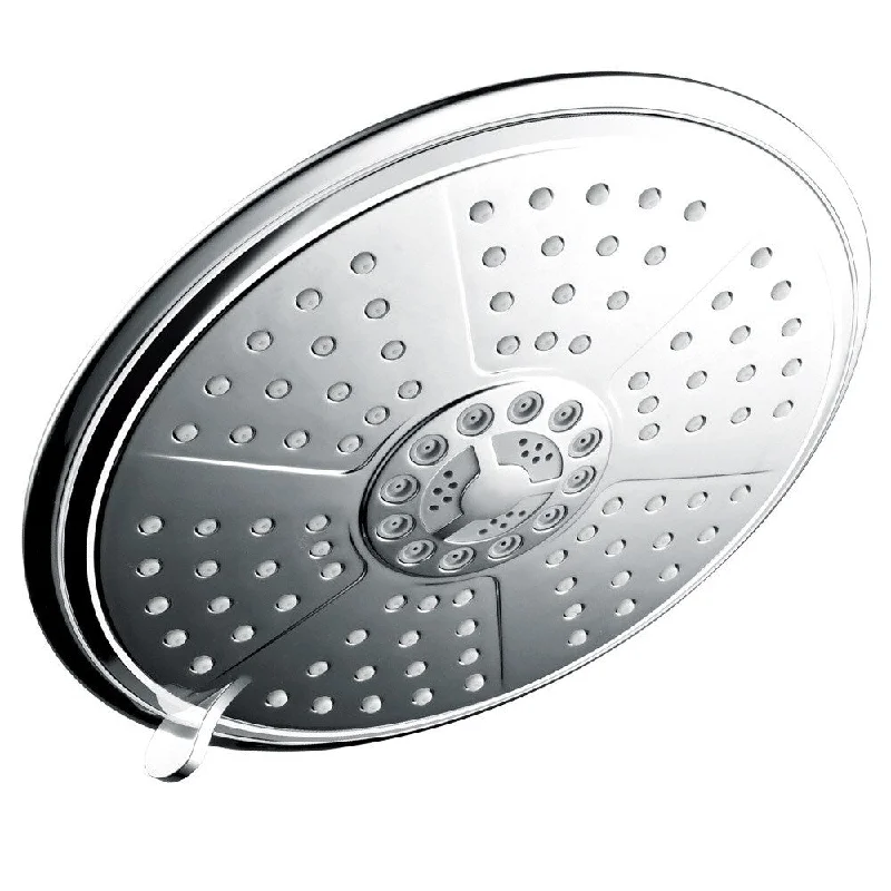 HotelSpa Resort Collection Ultra-Luxury 5-setting 7-inch Rainfall Showerhead - Silver