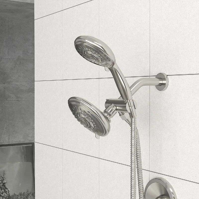 Luxury Set Wall Mounted Rainfall Shower Head System - 6 x 6