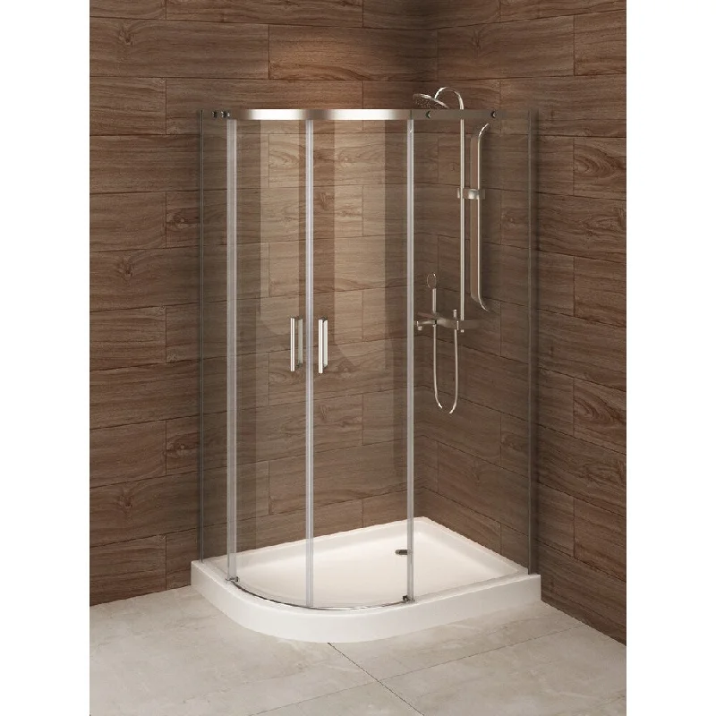 Madrid 48-inch x 36-inch Left-opening Asymmetric Corner Shower Stall