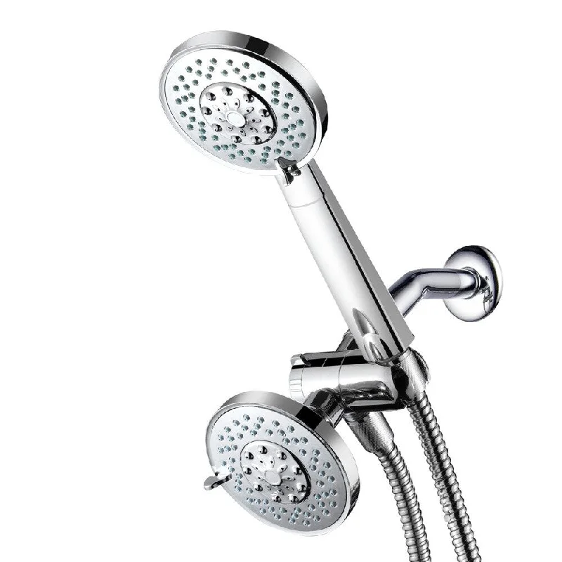 Razor Slimeline Design 24-setting 3-way Shower Combo - Silver