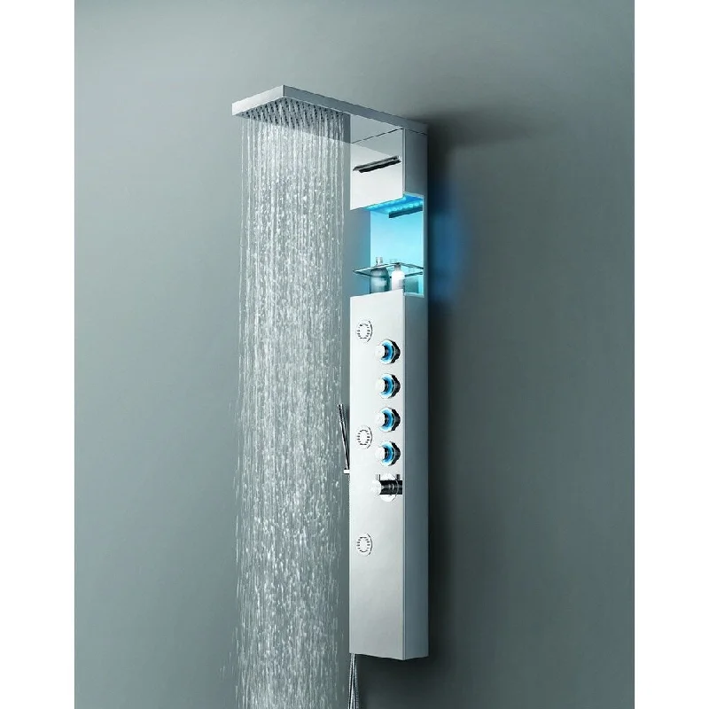 SPACE S923 LED Shower Panel w/ Handheld Shower