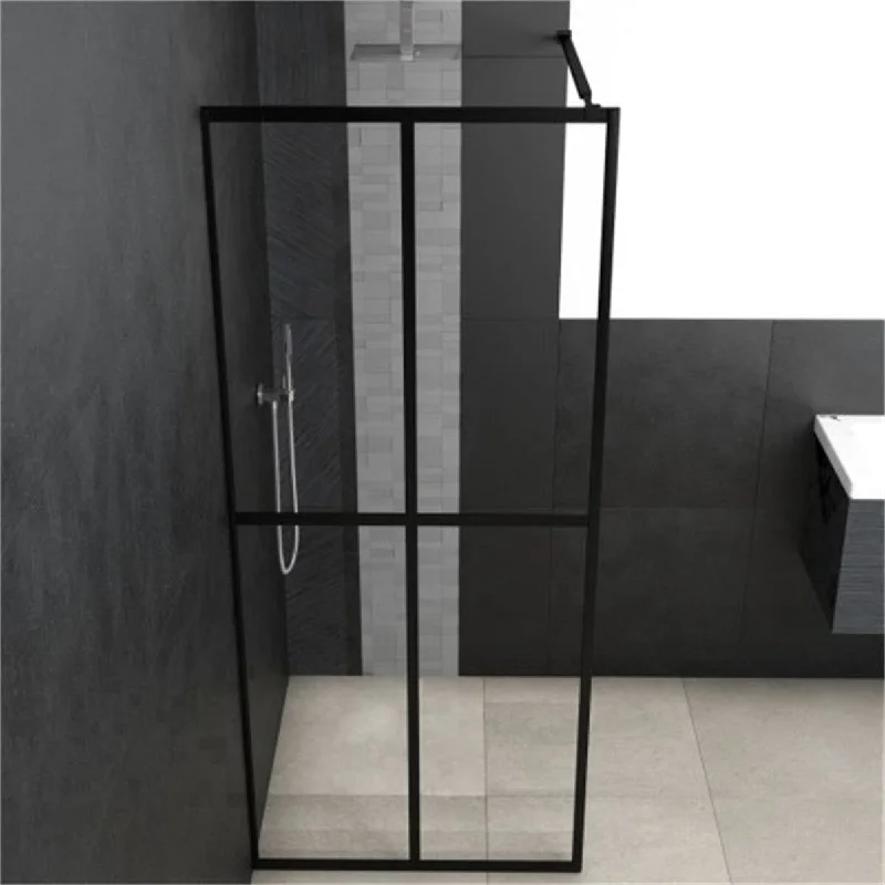 Walk-in Shower Screen Tempered Glass 39.4"x76.8" Shower Screen