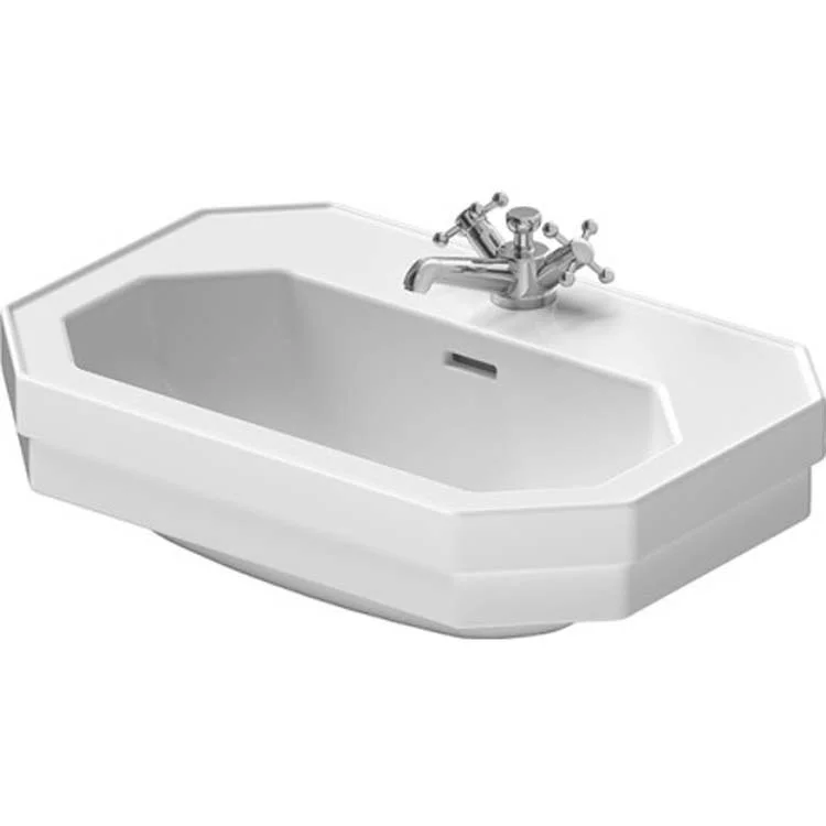 Lavatory Sink 1930 Series Wall Mount with Overflow 16-1/8 x 23-5/8 Inch 7-7/8 Inch Spread Rectangle White 3 Hole