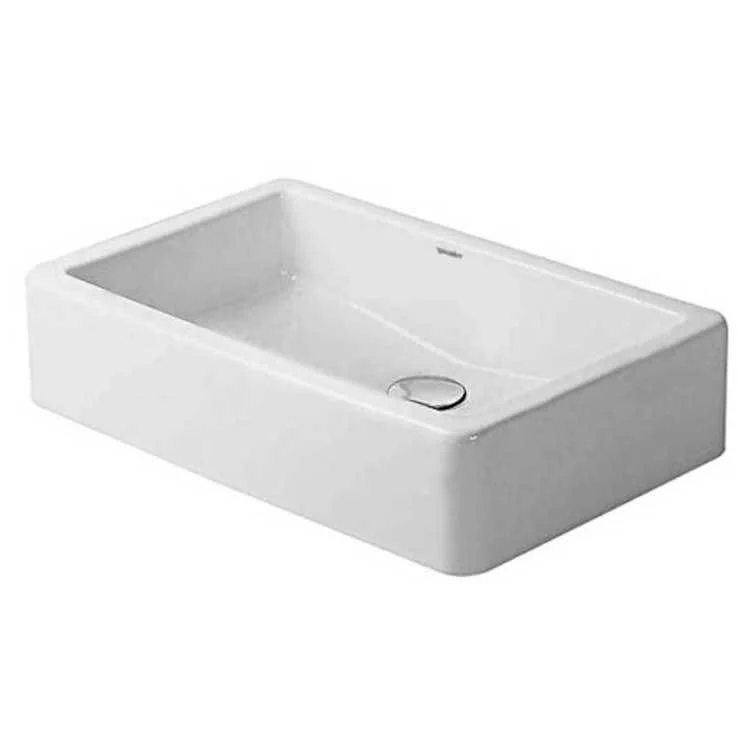 Lavatory Sink Vero Ground WonderGliss Surface Treatment Less Overflow 15 x 23-5/8 Inch Rectangle White