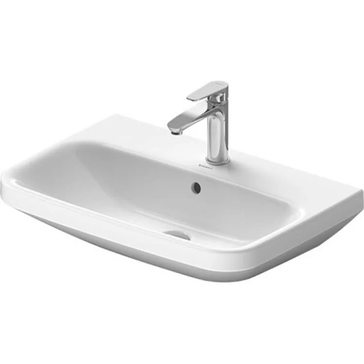 Lavatory Sink DuraStyle Wall Mount with Overflow 25-5/8 x 17-3/8 Inch 7-7/8 Inch Spread Rectangle White 3 Hole