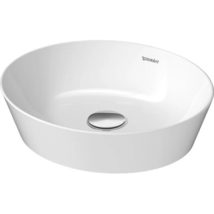 Lavatory Sink Cape Cod Above Counter WonderGliss less Overflow 15-3/4 x 14-1/8 Inch Oval White Satin Matte