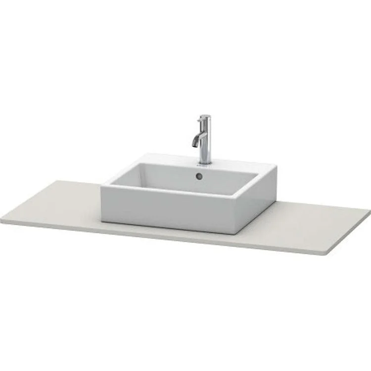 Lavatory Console XSquare Concrete Gray Matte Single Basin 21-5/8 x 31-1/2 Inch