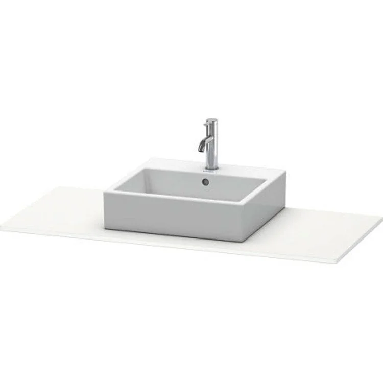 Lavatory Console XSquare White Matte Single Basin 21-5/8 x 31-1/2 Inch