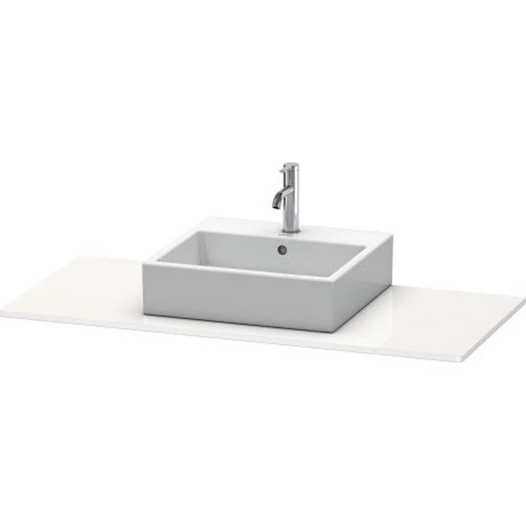 Lavatory Console XSquare White High Gloss Single Basin 31-1/2 x 21-5/8 Inch