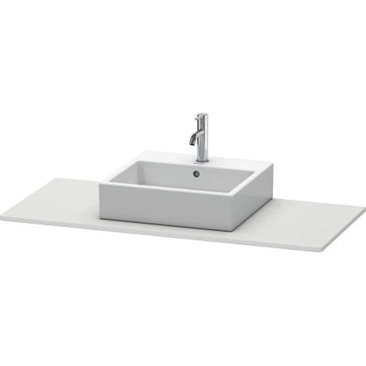 Lavatory Console XSquare White Satin Matte Single Basin 31-1/2 x 21-5/8 Inch