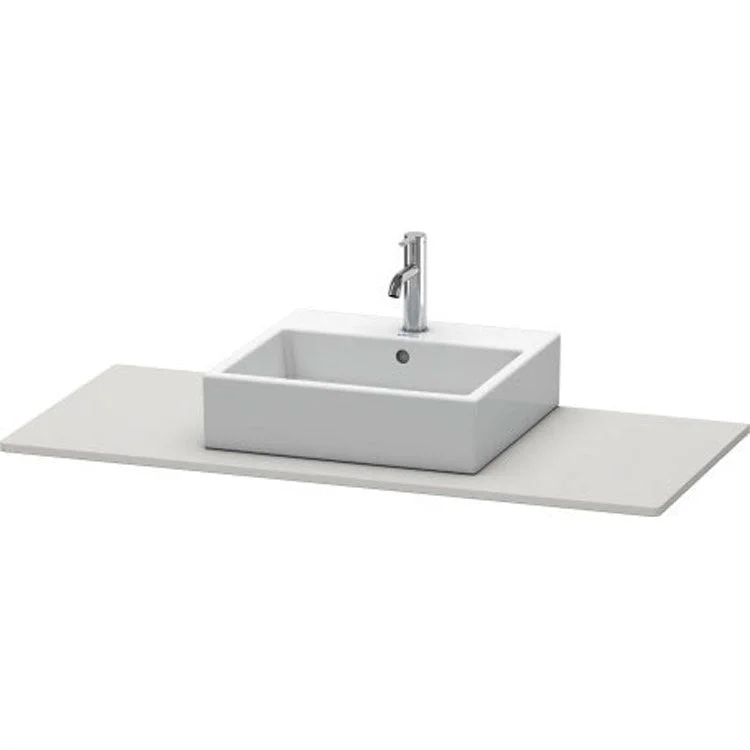 Lavatory Console XSquare Nordic White Satin Matte Single Basin 31-1/2 x 21-5/8 Inch