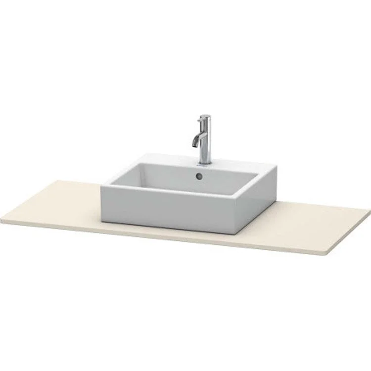 Lavatory Console XSquare Taupe Matte Single Basin 31-1/2 x 21-5/8 Inch