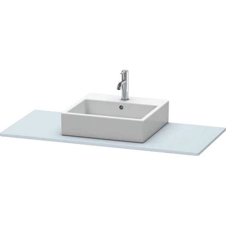 Lavatory Console XSquare Light Blue Satin Matte Single Basin 31-1/2 x 21-5/8 Inch