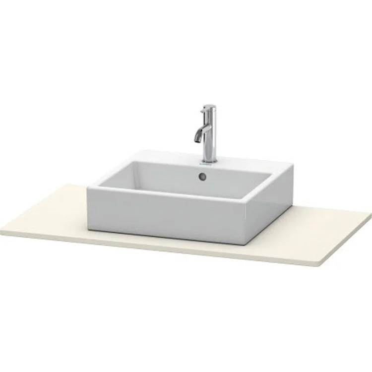 Lavatory Console XSquare Taupe Matte Single Basin 21-5/8 x 39-3/8 Inch